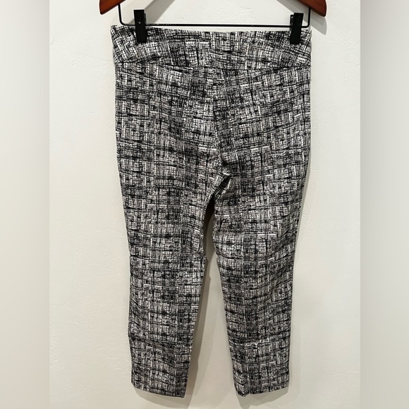 Zac & Rachel Stretch Pull-On Capri Black White 12 - Picture 4 of 4